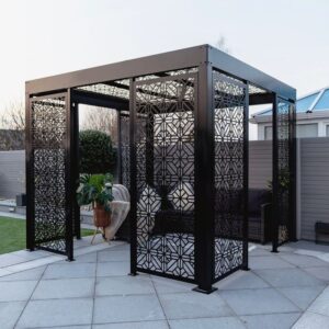 pergola new black matte design